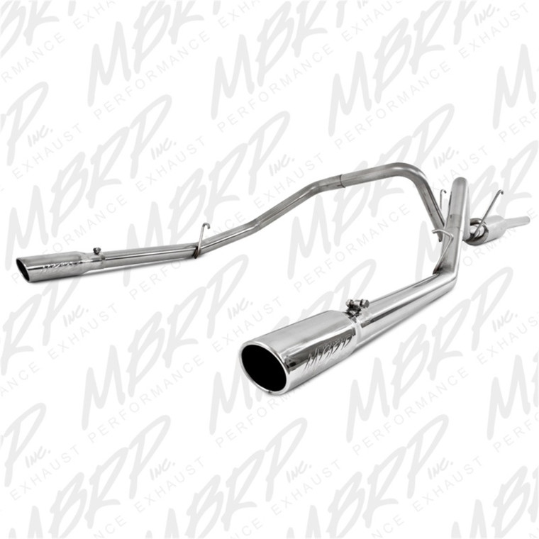 MBRP 2006-2008 Dodge Ram Hemi 1500 5.7L SC/CC-SB Cat Back Dual Split Rear S5126409