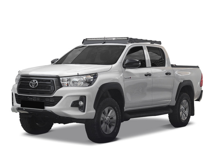 Toyota Hilux (2015-Current) Slimsport Roof Rack Kit / Lightbar ready - by Front Runner