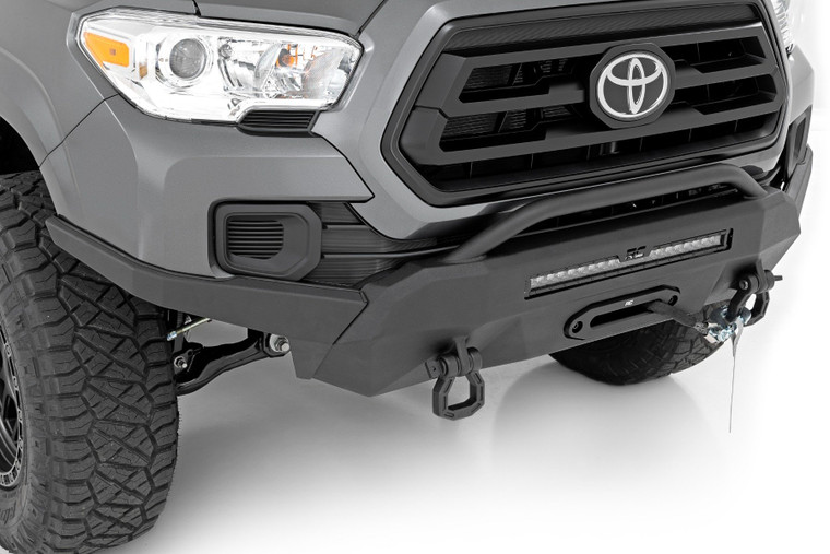 Front Bumper | Hybrid | DIY | 20" Blk LED DRL | Toyota Tacoma (16-22)