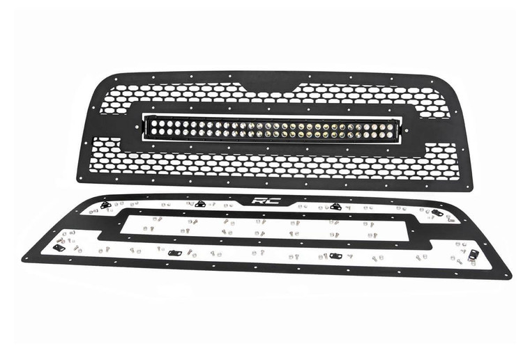 Mesh Grille | 30" Dual Row LED | Black | Ram 2500/3500 (13-18)