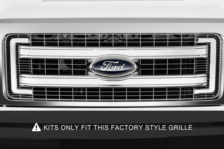 LED Light | Grille Mount | 30" Chrome Single Row | Ford F-150 (09-14)