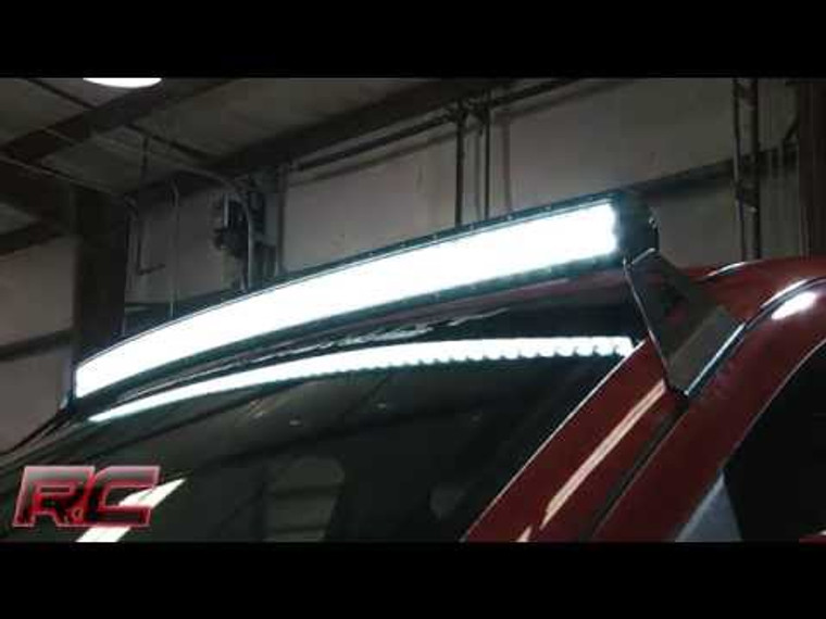 LED Light Mount | Upper Windshield | 50" Curved | Chevy/GMC SUV 1500 (15-20)