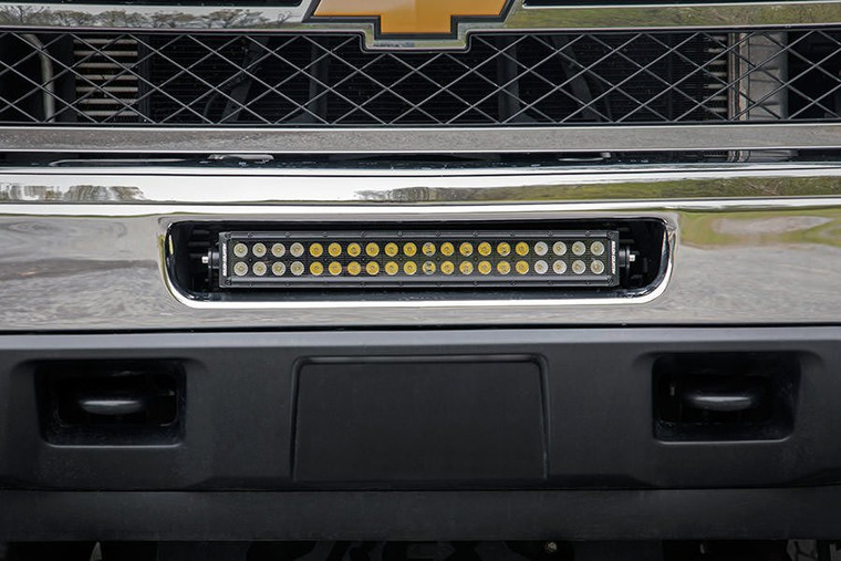 LED Light Mount | Bumper | 20" | Chevy Silverado 2500 HD 4WD (11-14)