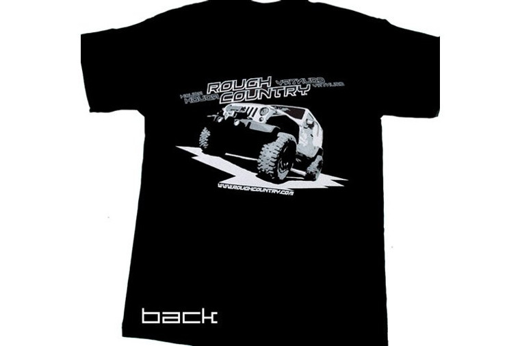 Rough Country T-Shirt | Black | Size 2XL