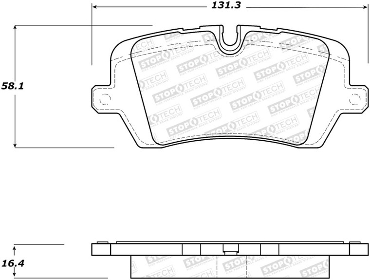 StopTech Street Brake Pads - Rear 308.16920