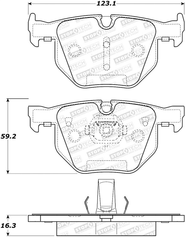 StopTech Street Brake Pads 308.10420