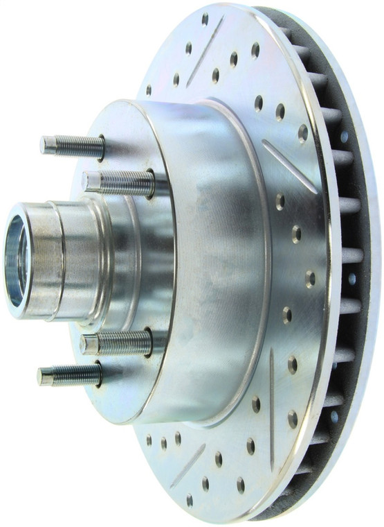 StopTech Select Sport Drilled & Slotted Rotor - Front Left 227.65001R