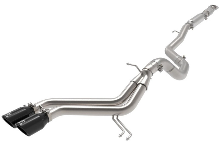 aFe Takeda 2-1/2in SS-304 Cat-Back Exhausts w/ Black Tip 13-17 Hyundai Veloster L4-1.6L