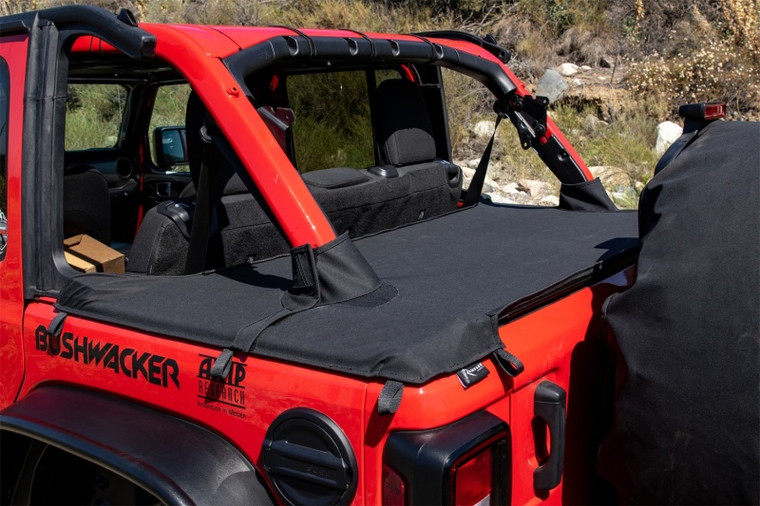 Rampage 2018-2019 Jeep Wrangler(JL) Unlimited Sport 4-Door Tonneau Cover - Black