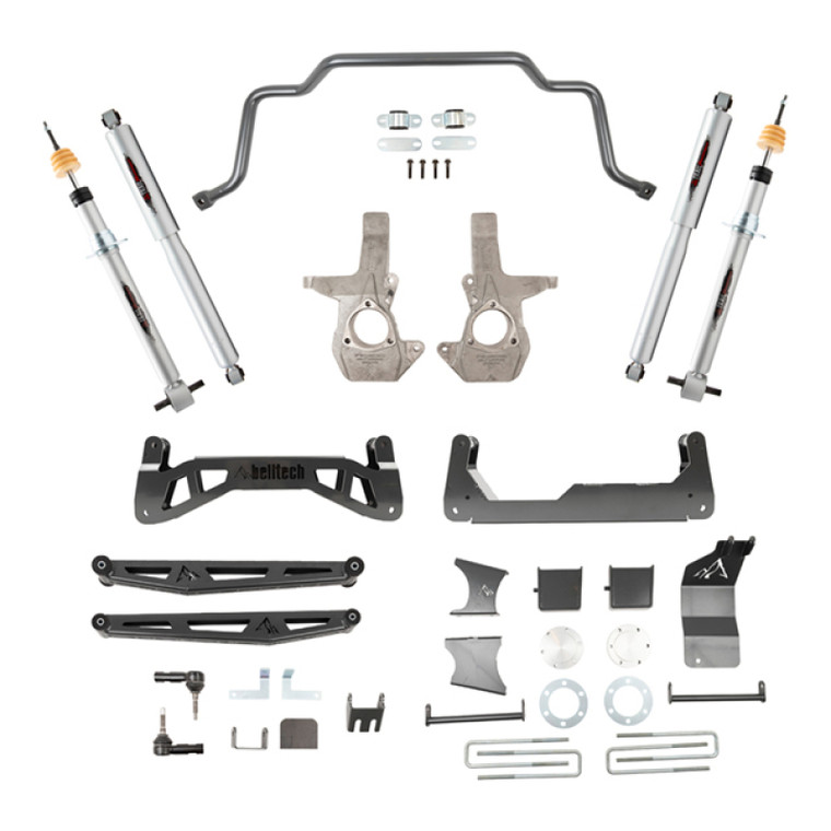 Belltech 16-18 Chevrolet Silverado / GMC Sierra 1500 4WD 7" Suspension Lift Kit w/ Shocks