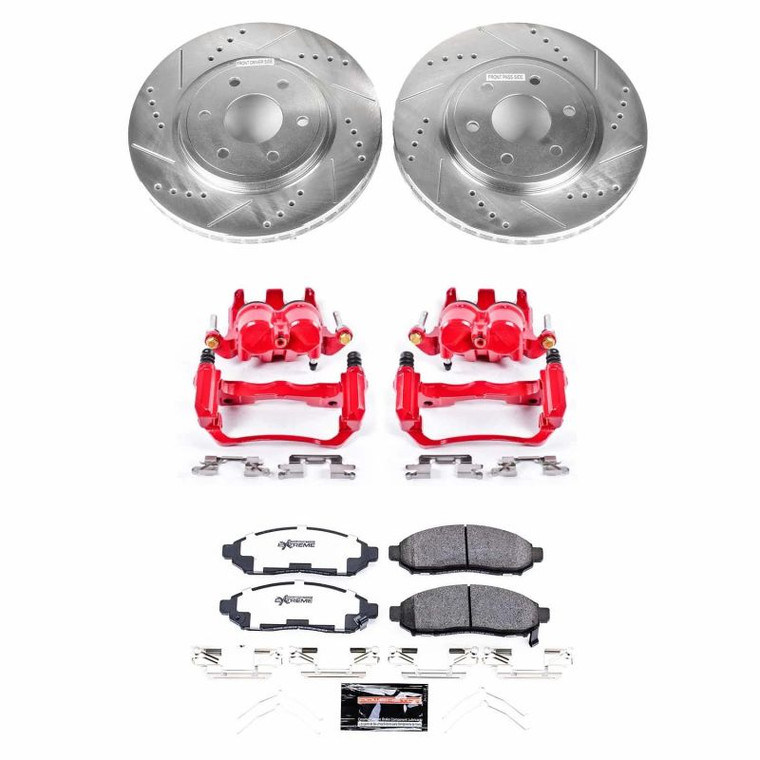 Power Stop 2019 Nissan Frontier 2WD Front Z36 Truck & Tow Brake Kit w/Calipers