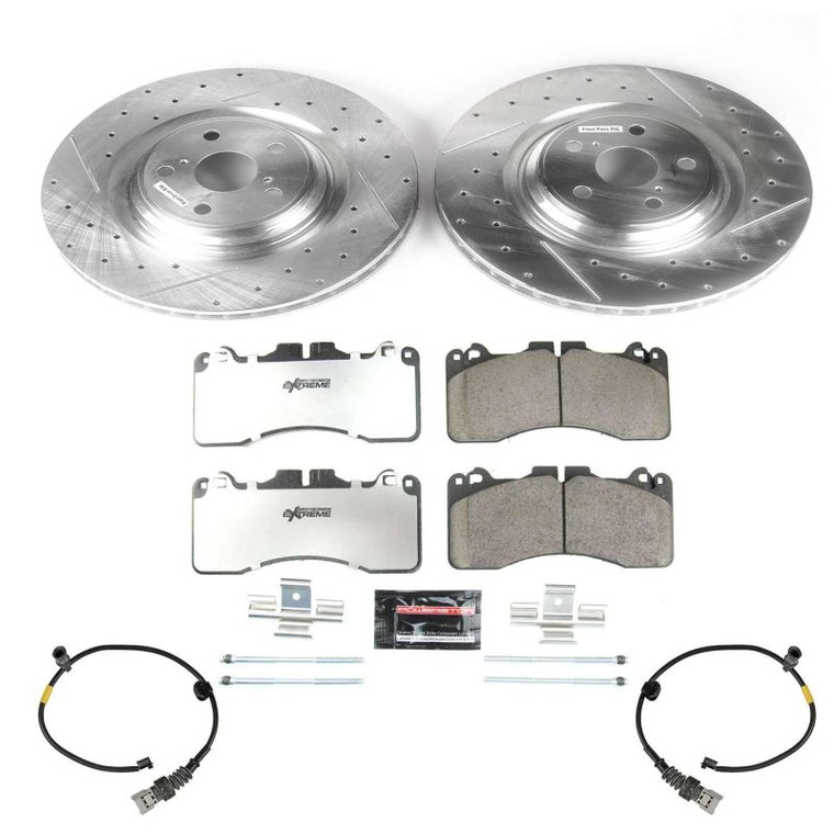 Power Stop 10-17 Lexus LS460 Front Z26 Street Warrior Brake Kit