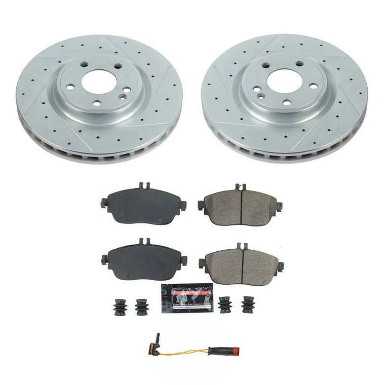 Power Stop 14-17 Mercedes-Benz CLA250 Front Z23 Evolution Sport Brake Kit