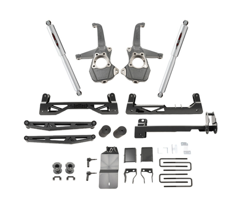 Belltech 19-20 Chevrolet Silverado / GMC Sierra 1500 4WD 6" Suspension Lift Kit w/ Shocks 150210BK