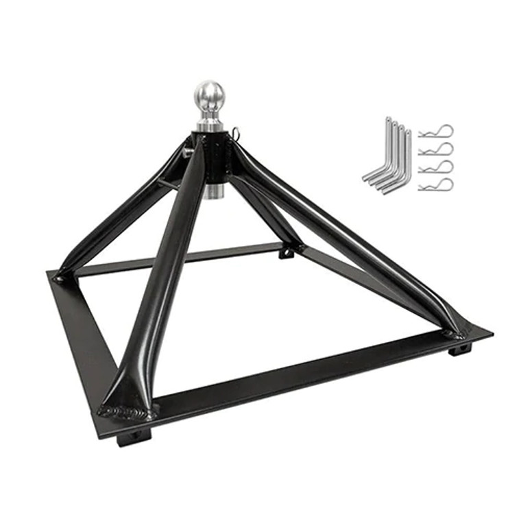 RAIL MOUNT ULTIMATE 5TH WHEEL CONNECTION BASE WITH RELATED HARDWARE