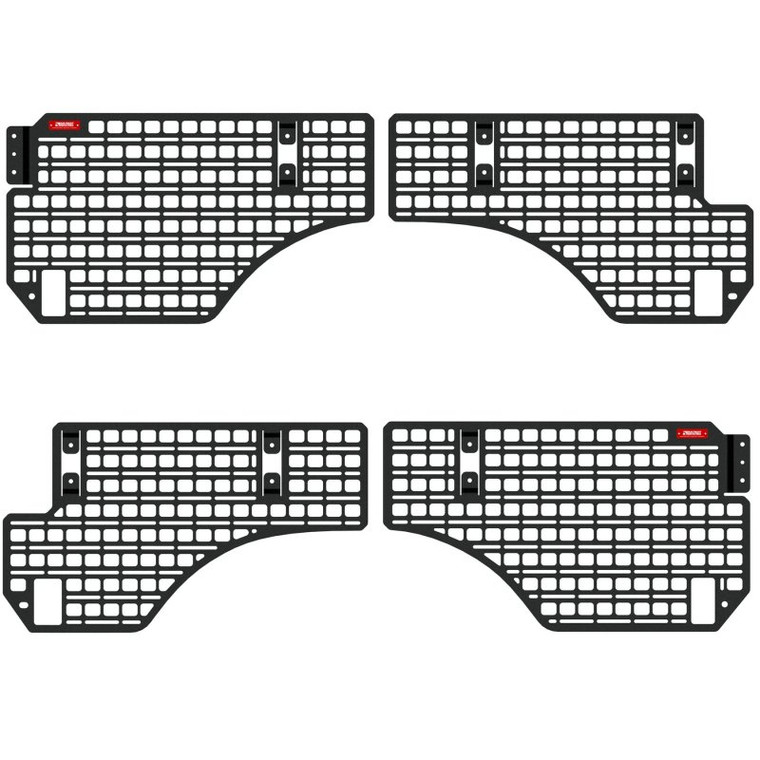 BuiltRight Industries 2019+ RAM 1500 6.4ft Bed Full Bedside Rack - 4pc Set