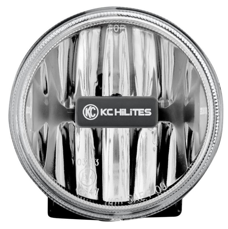 KC HiLiTES 4in. Gravity G4 LED Light 10w SAE/ECE Amber Fog Beam (Single)