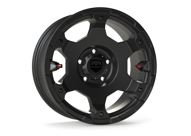 JL/JLU - JK/JKU: Nomad Off-Road Wheel - Deluxe - 5x5in - Metallic Black - Each