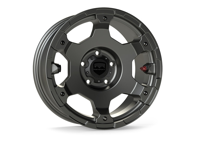 JL/JLU - JK/JKU: Nomad Off-Road Wheel - Base - 5x5in - Titanium Gray - Each