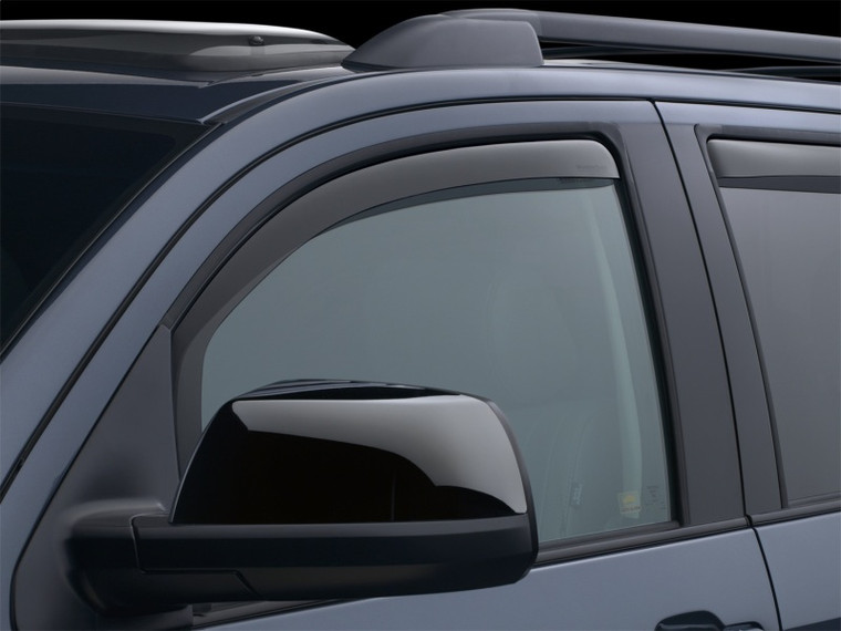 WeatherTech 07+ Toyota Tundra Front Side Window Deflectors - Dark Smoke