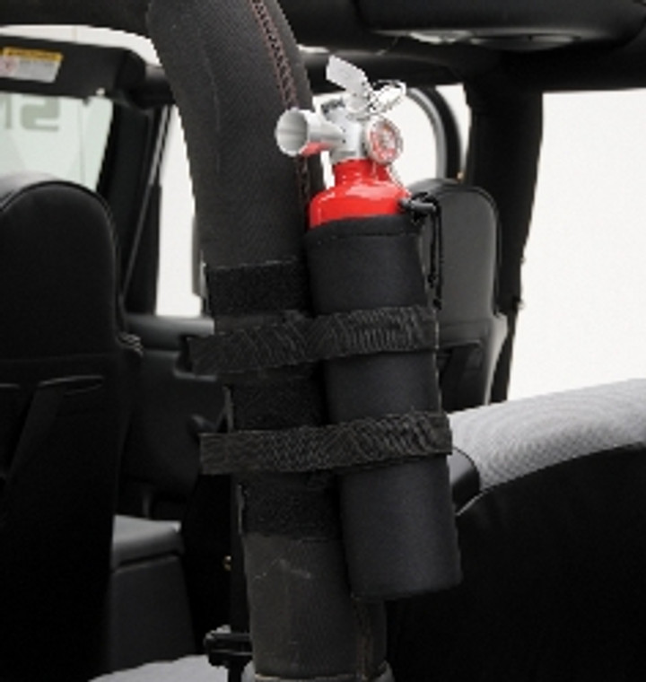 Roll Bar Mount - 2.5 Lb. Fire Extinguisher Holder - Black