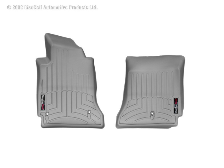 WeatherTech 05-13 Chevrolet Corvette Front FloorLiner - Grey