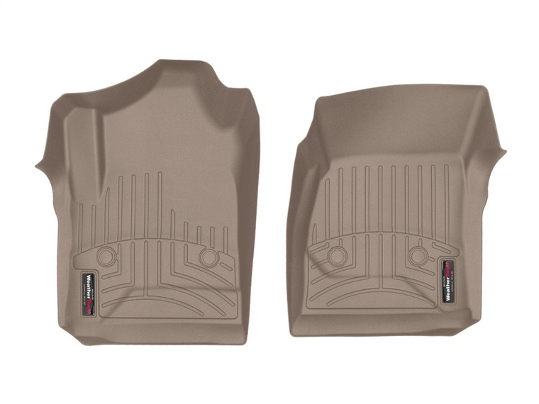 WeatherTech 14+ Chevrolet Silverado Front FloorLiner - Tan 455441