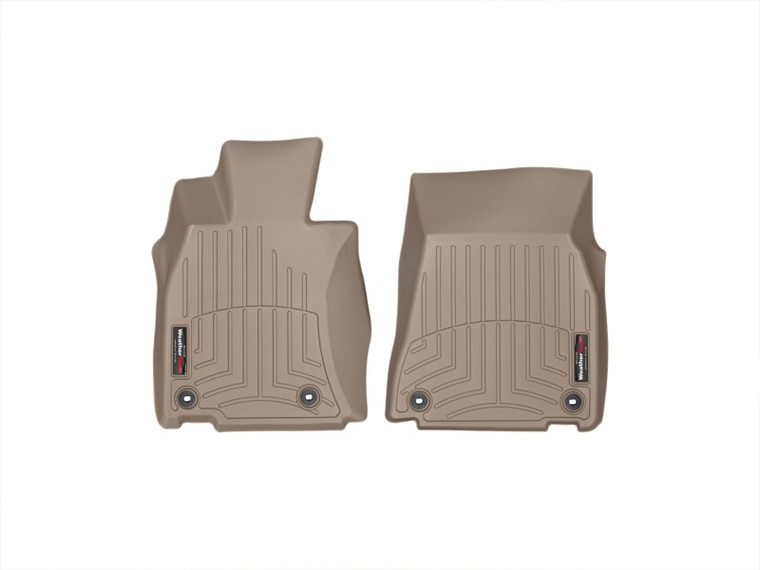 WeatherTech 13+ Lexus LS Front FloorLiner - Tan