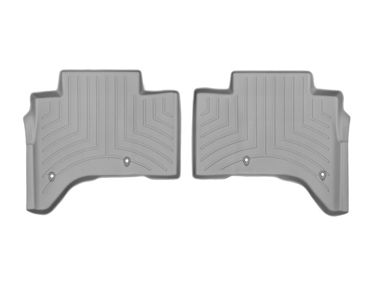 WeatherTech 2013+ Land Rover Range Rover Rear FloorLiner - Grey (Std Wheelbase w/2nd Row Cons)