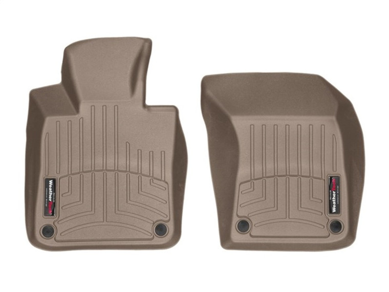 WeatherTech 2018+ Volvo S90 Front FloorLiner - Tan (Plug-Hybrid Only)