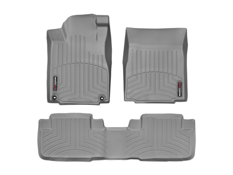 WeatherTech 12+ Honda CR-V Front and Rear Floorliners - Grey 467371-464022