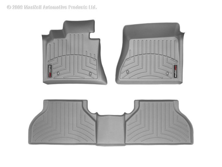 WeatherTech 14+ Jeep Wrangler Unlimited Front and Rear Floorliners - Grey