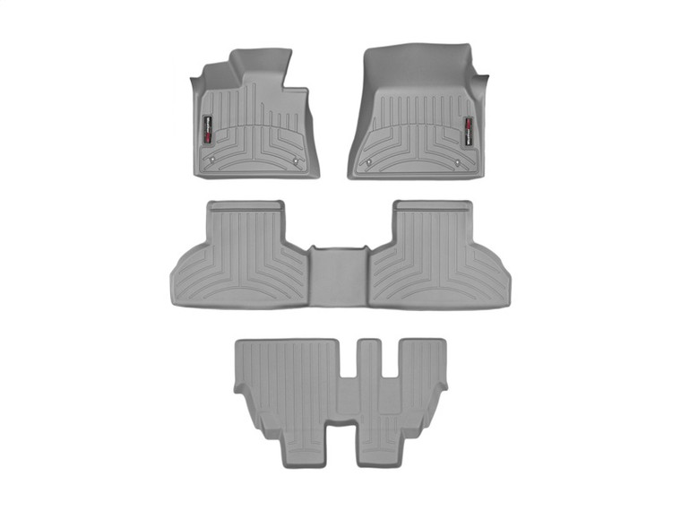 WeatherTech 14+ BMW X5 Front/Rear/and Rear Floorliners - Grey