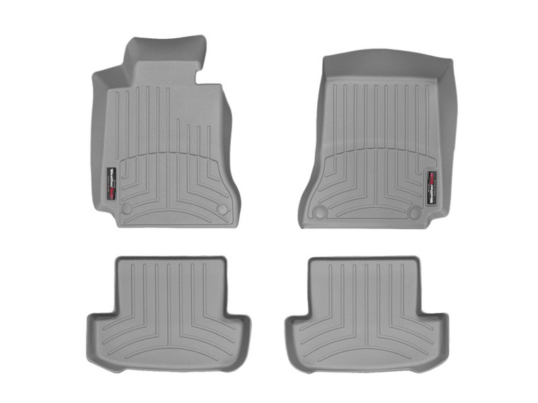 WeatherTech 12-13 Mercedes-Benz E-Class Front and Rear Floorliners - Grey