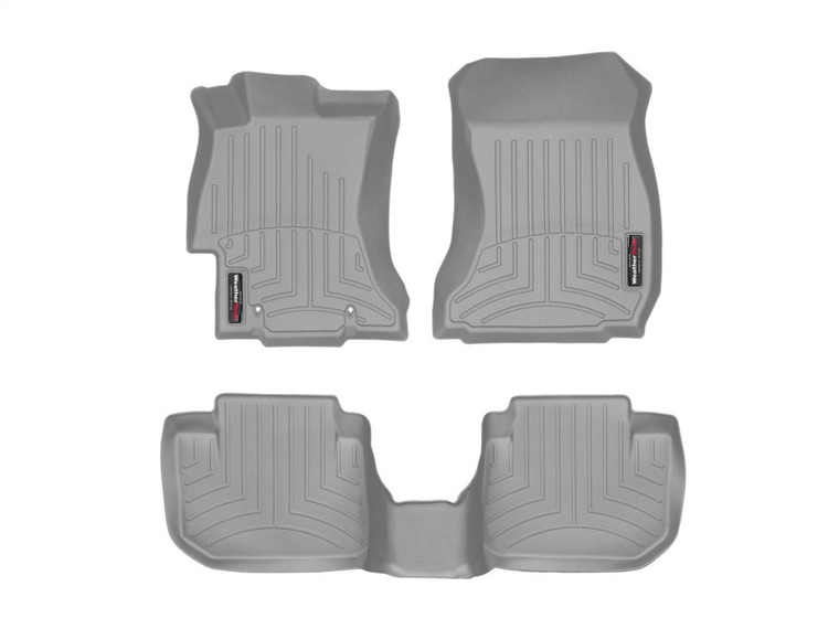 WeatherTech 12+ Subaru Impreza Front and Rear Floorliners - Grey