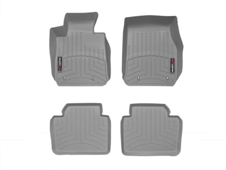 WeatherTech 12+ BMW 3-Series Front and Rear Floorliners - Grey 46410-1-2