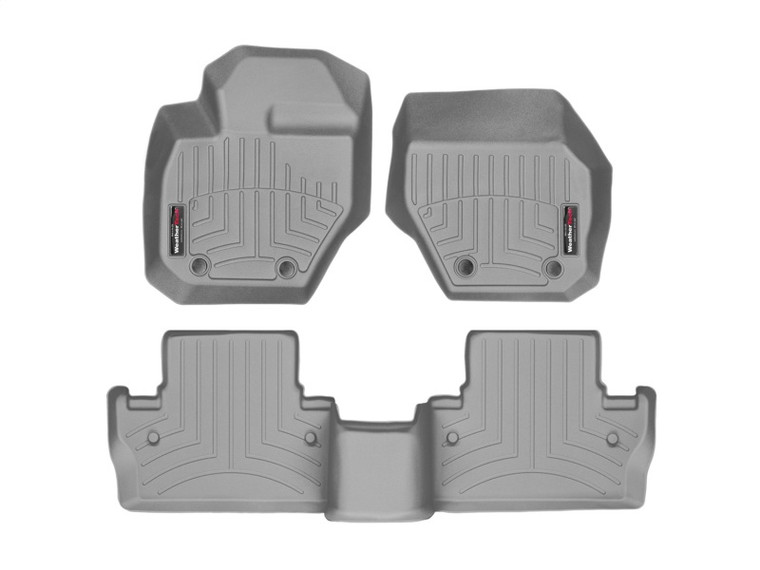 WeatherTech 11+ Volvo S60 Front and Rear Floorliners - Grey