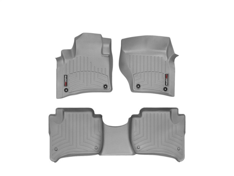 WeatherTech 11+ Porsche Cayenne Front and Rear Floorliners - Grey