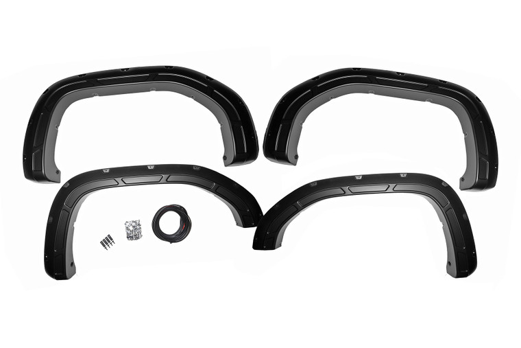 Defender Pocket Fender Flares  | Black | GMC Sierra 1500 (19-22)