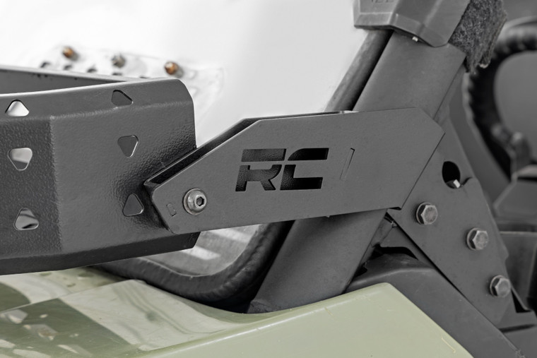 Front Cargo Rack | Black Series LED | 6" Light | Slime Line | Can-Am Defender (16-22)