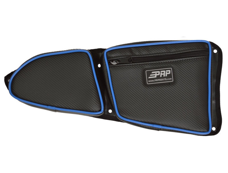 PRP Polaris RZR Front Door Bag with Knee Pad (Passenger Side)- Blue