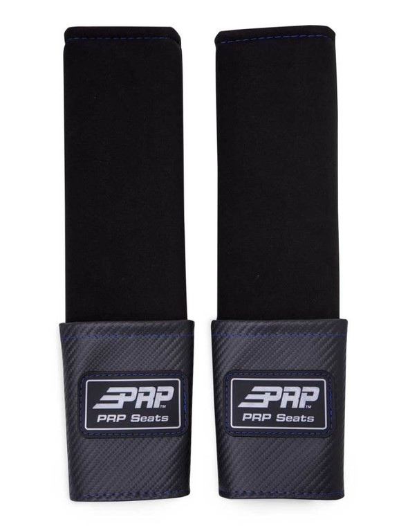 PRP Seatbelt Pads w/Pocket - Blue Trim