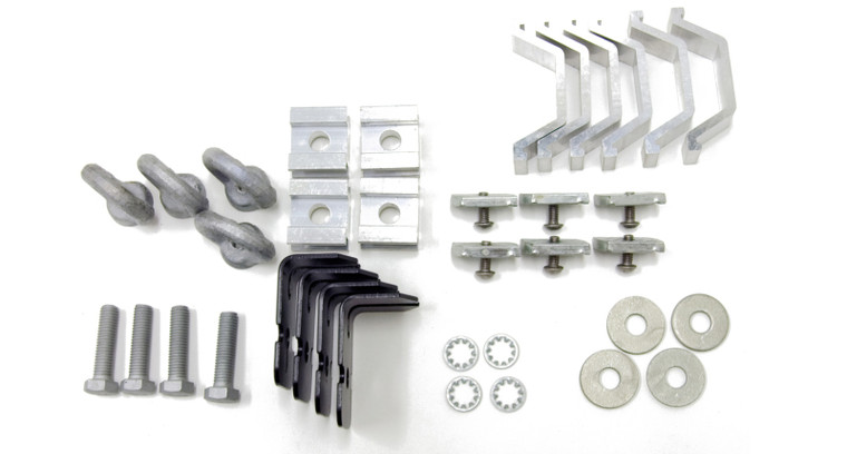 Rhino-Rack Alloy Tray Fitting Kit for Heavy Duty Bar