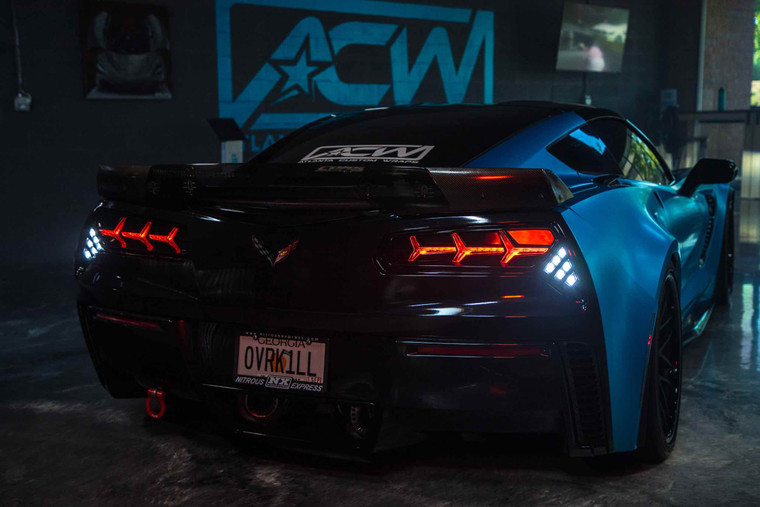 XB LED Tails: Chevrolet Corvette (14-18) (Pair / Smoked)