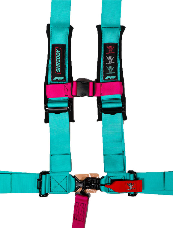 PRP Shreddy 5.3 Harness-Turquoise/Pink