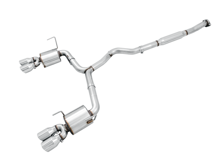 AWE Tuning Subaru 15+ WRX VA Sedan Touring Edition Exhaust - Chrome Silver Tips (102mm)