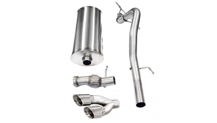 Corsa 11-13 Cadillac Escalade 6.2L V8 Polished Sport Cat-Back Exhaust 14878