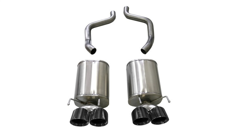 Corsa 09-13 Chevrolet Corvette (C6) 6.2L Black Xtreme Axle-Back Exhaust w/4.5in Tips