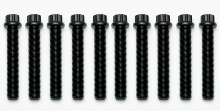 Wilwood Bolt Kit 1/2-20x3.00 LG 12 PTCS - 10 Pack Black