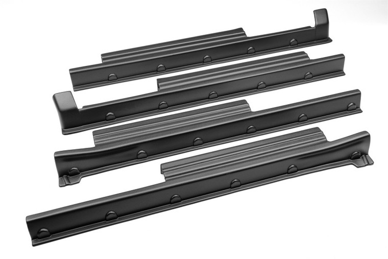 Bushwacker 2007 -2021 - Toyota Tundra Crew Max Trail Armor Rocker Panel (Set Of 4)- Black